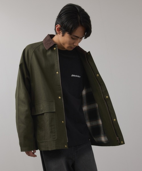 Dickies（ディッキーズ） ブルゾン アウター 襟コーデュロイ ダック