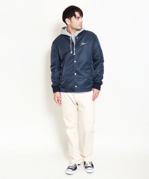 ROTAR（ローター） スタジャン LARGE ネイビー メンズ : ZOZOTOWN