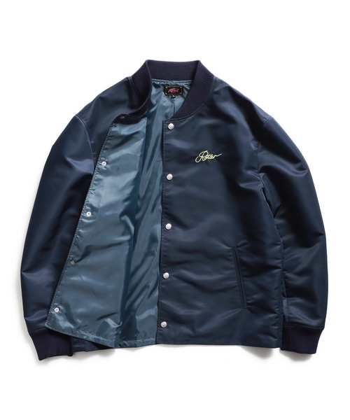 ROTAR（ローター） スタジャン LARGE ネイビー メンズ : ZOZOTOWN