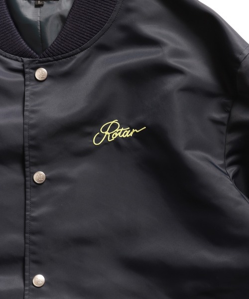 ROTAR（ローター） スタジャン LARGE ネイビー メンズ : ZOZOTOWN