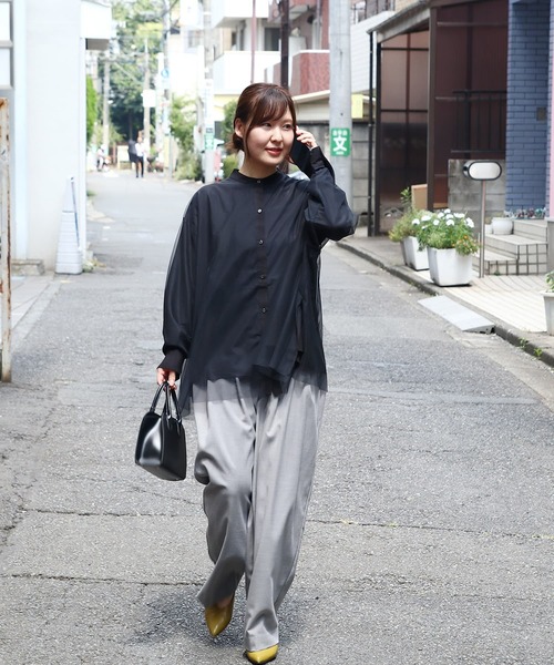 Brown&Street（ブラウンアンドストリート） ブラウス シャツ チュール