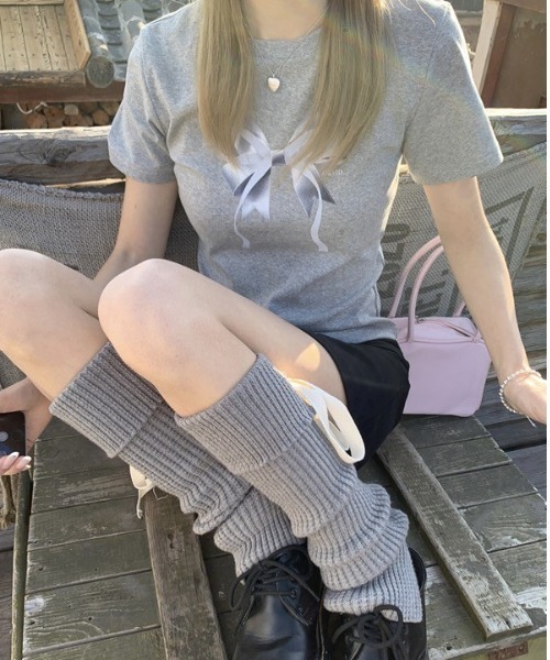 「almo」 「BURLESQUE」半袖Tシャツ FREE ホワイト レディース_画像3