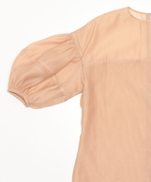 「Demi-Luxe BEAMS」 7分袖ブラウス 36 ネイビー レディース_画像2