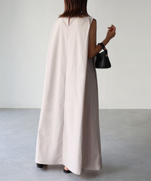 「Riberry」 ノースリーブワンピース MEDIUM ネイビー レディース_画像7