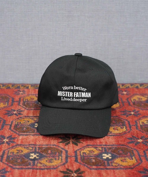 ミスターファットマン キャップ 黒 サイズM Mr.FATMAN キャップ 帽子 CLASSIC EMB CAP メンズ : ZOZOTOWN Yahoo!店