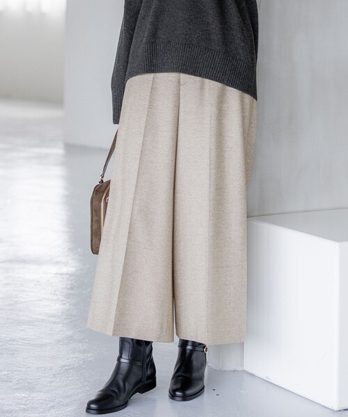 パンツ ラメミックスツイード クロップド レディース : ZOZOTOWN Yahoo