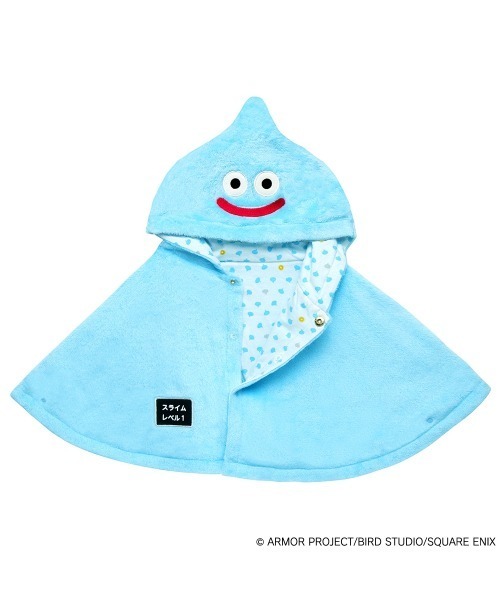 ポンチョ ドラクエベビー＆キッズ あったかポンチョ スライム キッズ