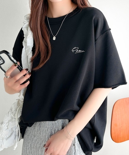 「classicalelf」 スウェットカットソー LARGE ピンク レディース_画像3