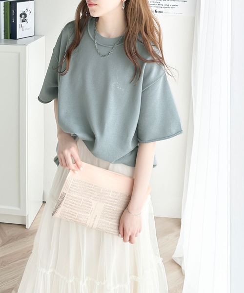 「classicalelf」 スウェットカットソー LARGE ピンク レディース_画像7