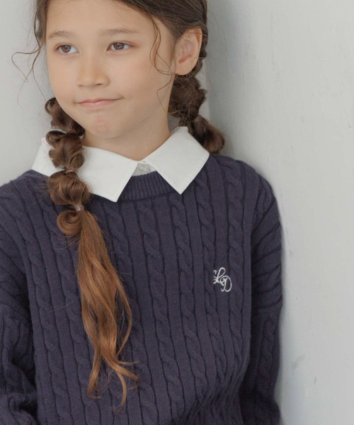 GLOBAL WORK（グローバルワーク） ニット セーター メルティ襟付き