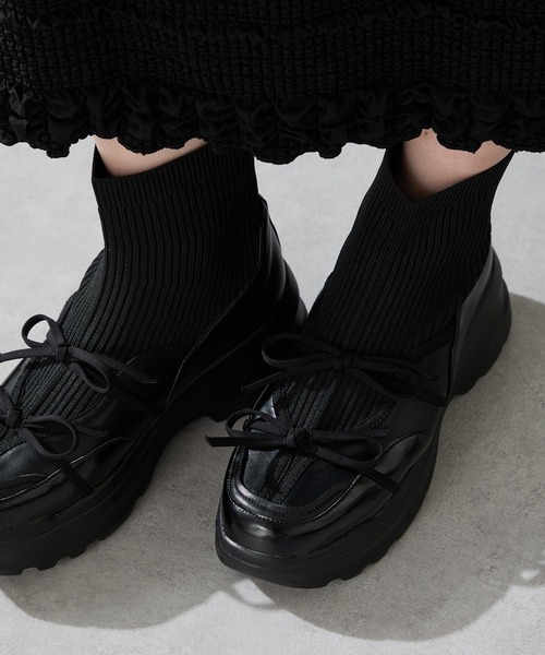 ORiental TRaffic（オリエンタルトラフィック） ブーツ 厚底 ダブル