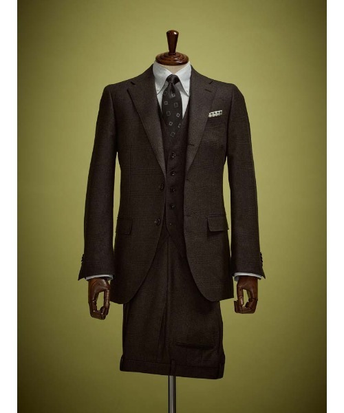 極美品 スーツカンパニー ジョンフォスター 英国製生地 モヘヤ混 ビジネススーツ Perfect Suit FActory（パーフェクト スーツ ファクトリー