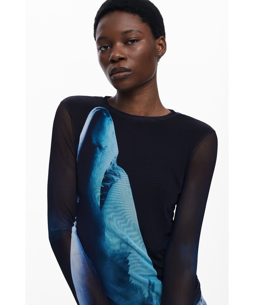 Desigual（デシグアル） tシャツ 「Desigual×BOTTER」オーシャン