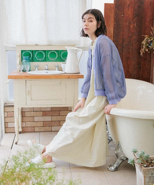 niko and…（ニコアンド） キャミソールワンピース MEDIUM ブラック