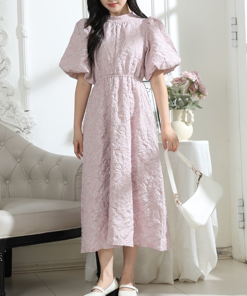 「Lace Ladies」 半袖ワンピース S ピンク レディース_画像2