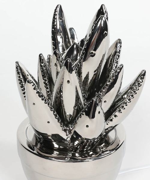 DULTON（ダルトン） 照明 PORCELAIN ALOE LIGHT CHROME/卓上ランプ