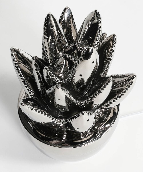 DULTON（ダルトン） 照明 PORCELAIN ALOE LIGHT CHROME/卓上ランプ