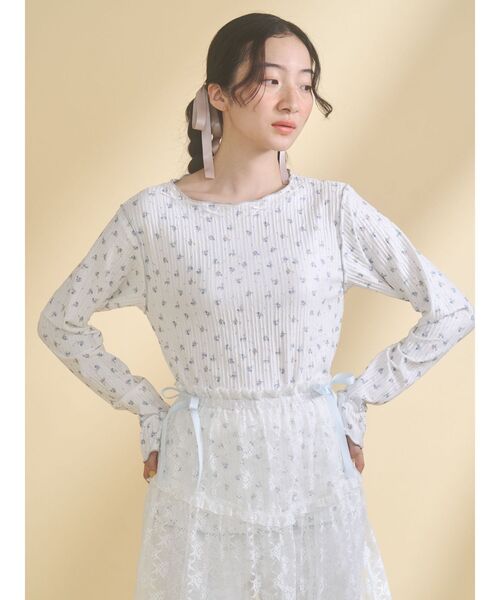 merry jenny（メリージェニー） tシャツ フラワーメロートップス