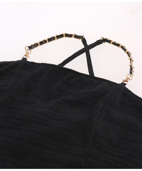 「LATINA」 キャミソールワンピース L ブラック レディース_画像8