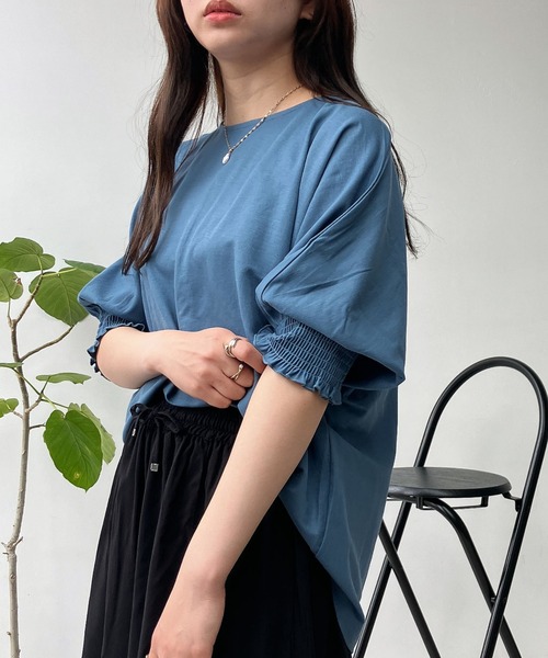 AS KNOW AS（アズノゥアズ） 「AS KNOW AS plus」 7分袖カットソー