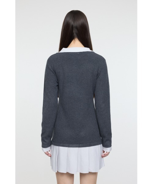 MOUSSY（マウジー） ワンピース LAYERED KNIT ミニドレス : ZOZOTOWN