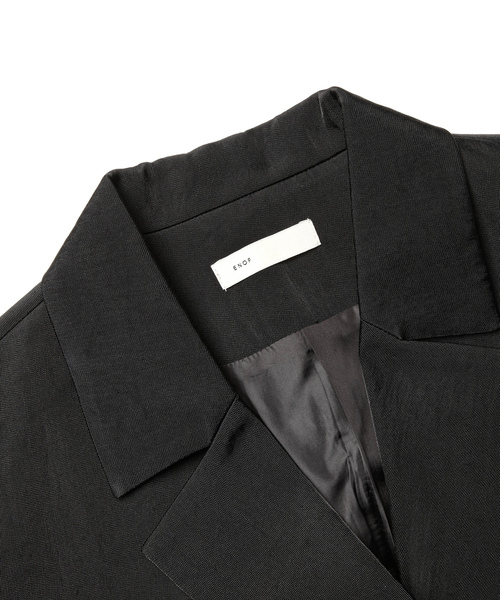 ENOF テーラードジャケット ブラック ENOF テーラードジャケット M ブラック レディース : ZOZOTOWN Yahoo