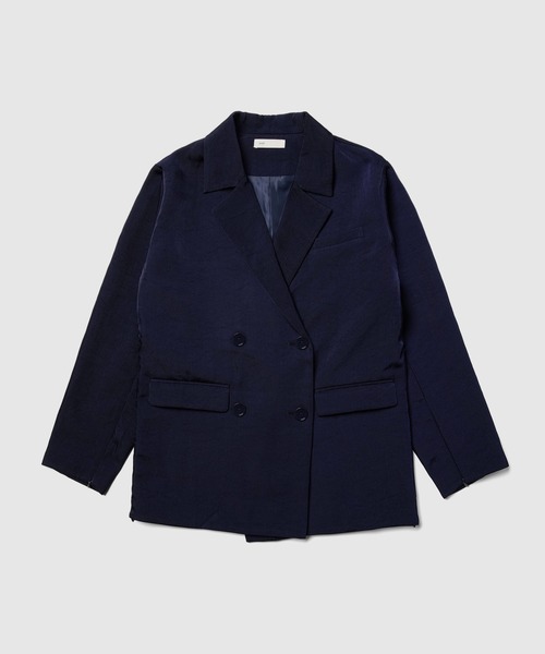 ENOF テーラードジャケット ブラック ENOF（イナフ）の「twill slit jacket（テーラードジャケット）」 - WEAR