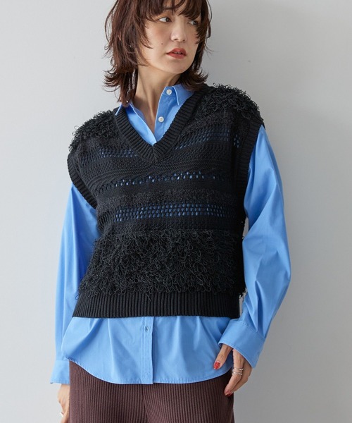 AMERICAN HOLIC（アメリカンホリック） ベスト ジレ ループミックス