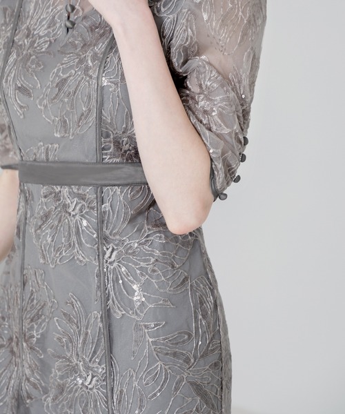 「Leja」 半袖ワンピース MEDIUM グリーン レディースの画像