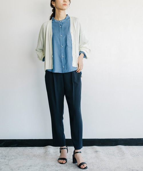 「ANNA LUNA」 ニットカーディガン MEDIUM グリーン レディース_画像4