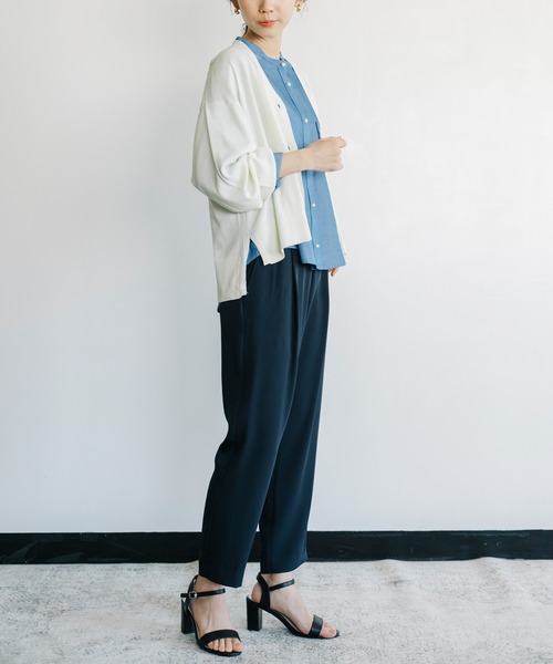 「ANNA LUNA」 ニットカーディガン MEDIUM グリーン レディース_画像6