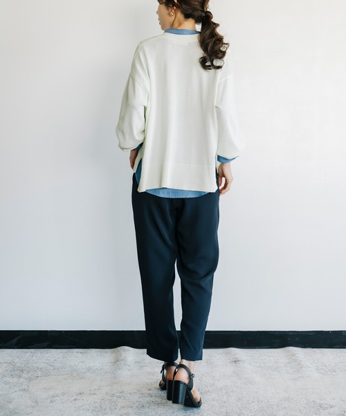 「ANNA LUNA」 ニットカーディガン MEDIUM グリーン レディース_画像7
