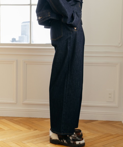 CREDONA（クレドナ） ジーンズ デニム デニムパンツ TWO TUCK BUGGY