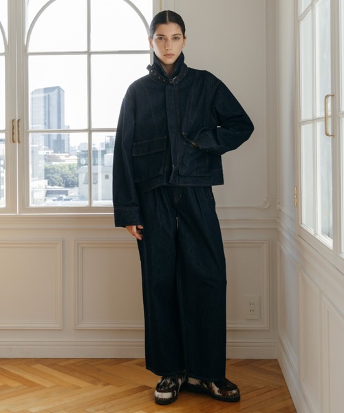 CREDONA（クレドナ） ジーンズ デニム デニムパンツ TWO TUCK BUGGY