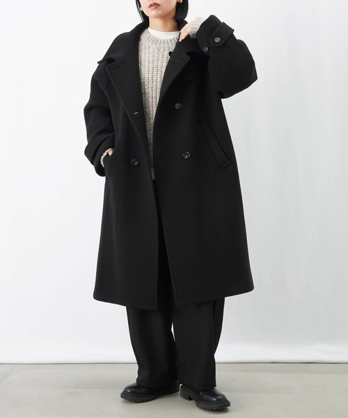新品　DAMA collection ウールロングコート　Lサイズ LADY LUCK LUCA（レディラックルカ） ステンカラーコート コート LC
