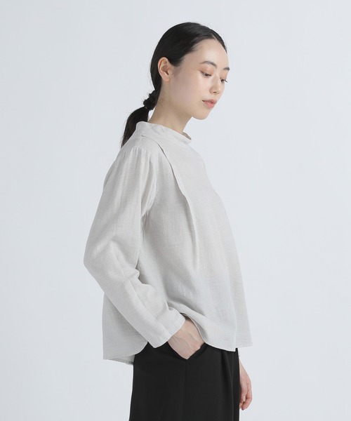 プランテーション 長袖ブラウス Plantation（プランテーション） 長袖ブラウス M size レッド