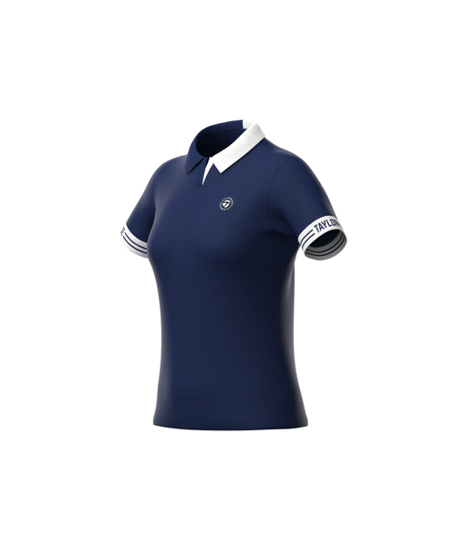 ゴルフ TaylorMade レディース ポロシャツ ネイビー