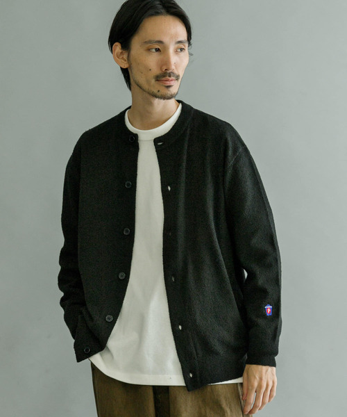 「TOWNCRAFT」 ニットカーディガン「URBAN RESEARCHコラボ」 MEDIUM オフホワイト メンズ_画像7