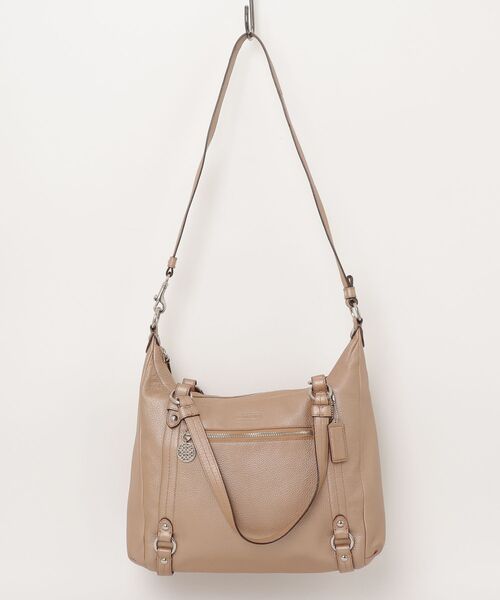 COACH（コーチ） ワンポイント2WAYバッグ - ベージュ レディース
