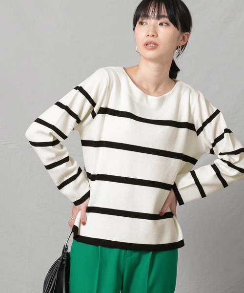 「Gready Brilliant」 「favori」長袖ニット 38 ホワイト レディース_画像7
