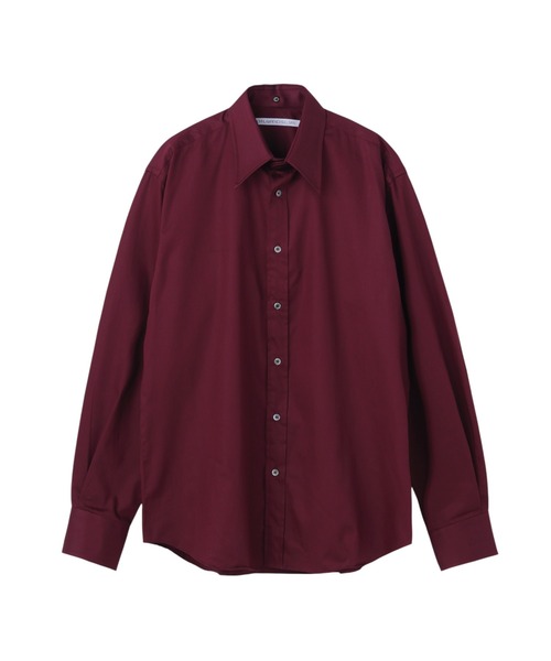 シャツ COTTON SATIN DETACHABLE COLLAR SHIRT メンズの画像