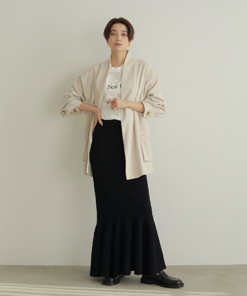 「ETRE TOKYO」 ジャケット M ベージュ レディースの画像