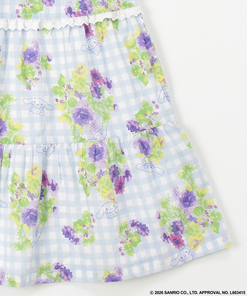 ワンピース 「ハッカキッズ×サンリオキャラクターズ」オリジナルプリントワンピース キッズ 子供服 女の子の画像