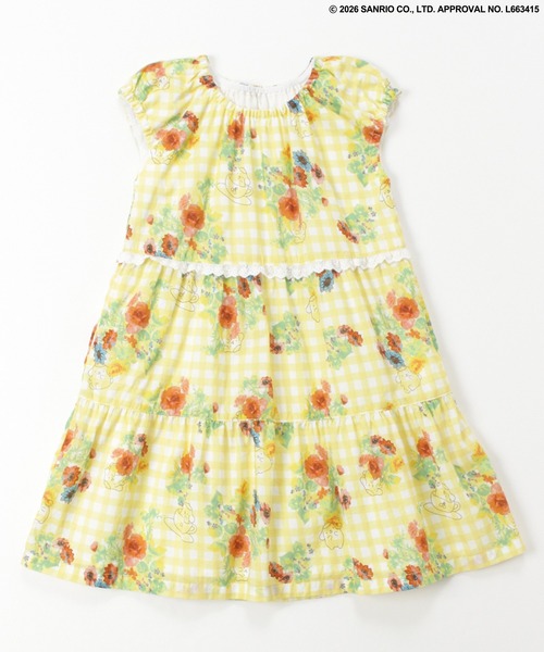 ワンピース 「ハッカキッズ×サンリオキャラクターズ」オリジナルプリントワンピース キッズ 子供服 女の子の画像