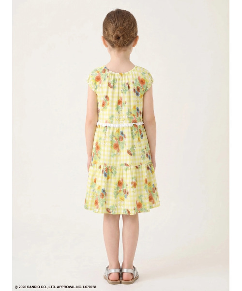 ワンピース 「ハッカキッズ×サンリオキャラクターズ」オリジナルプリントワンピース キッズ 子供服 女の子の画像