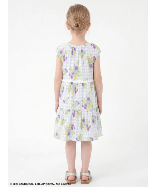 ワンピース 「ハッカキッズ×サンリオキャラクターズ」オリジナルプリントワンピース キッズ 子供服 女の子の画像