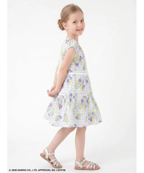 ワンピース 「ハッカキッズ×サンリオキャラクターズ」オリジナルプリントワンピース キッズ 子供服 女の子の画像