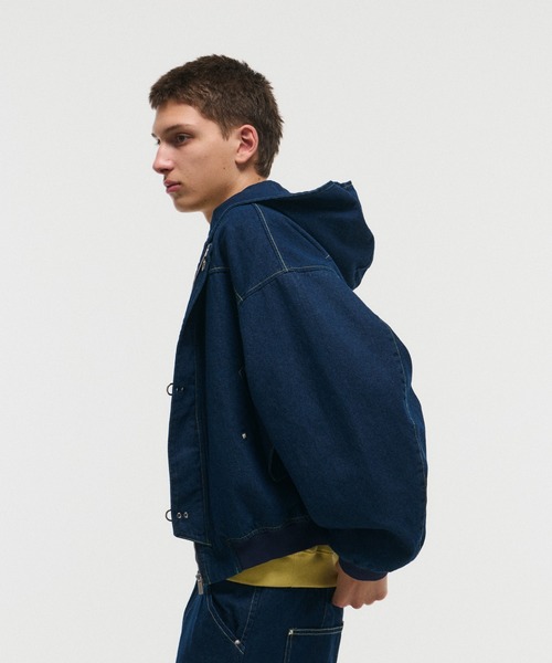 デニムジャケット gジャン FIREMAN HOOK DENIM HOODIE / ファイヤー
