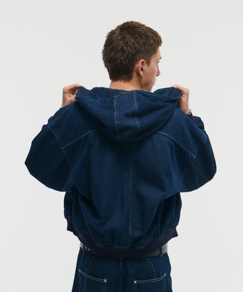 デニムジャケット gジャン FIREMAN HOOK DENIM HOODIE / ファイヤー