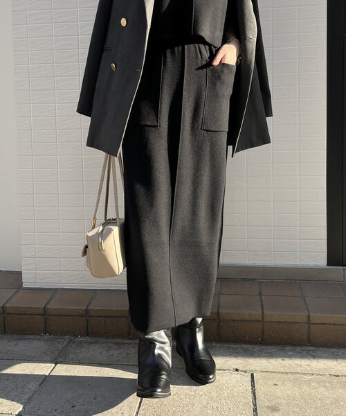 「DouDou」 セットアップ FREE チャコールグレー レディース_画像7